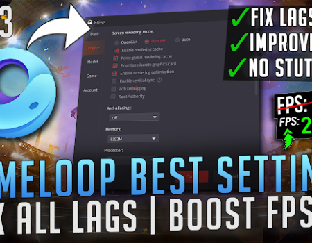 Gameloop: Improve FPS and Performance with BEST SETTINGS!