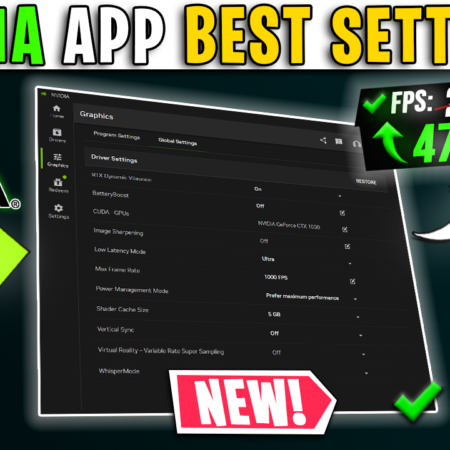 *NEW* NVIDIA Control Panel BEST SETTINGS for MAX FPX on ANY PC!