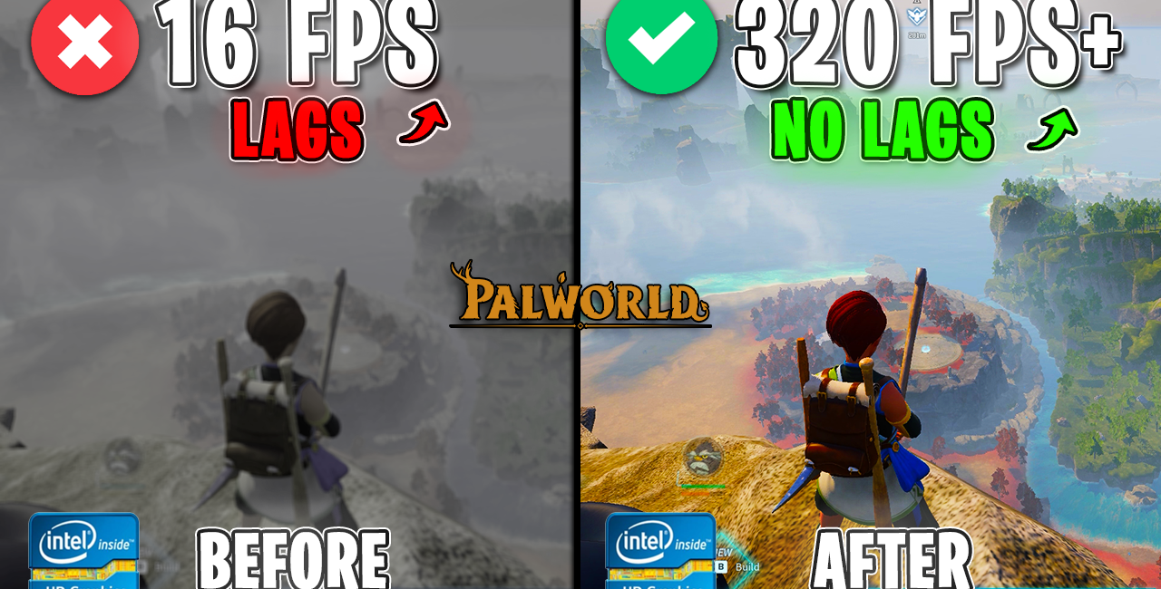 🔧How To Boost FPS, FIX FPS Drops In PalWorld 2024📈✅| Intel HD Graphics!