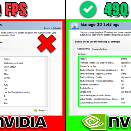 *NEW* NVIDIA CONTROL PANEL – Best Settings for FPS & Performance in 2024!