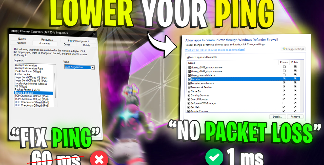 Fortnite Season 3 – GET LOWER PING & FIX PACKET LOSS in 2024!