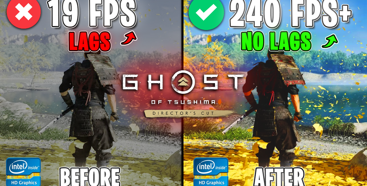 Ghost of Tsushima – BEST SETTINGS to FIX LAGS, FPS Drops, Stuttering 🔧✅