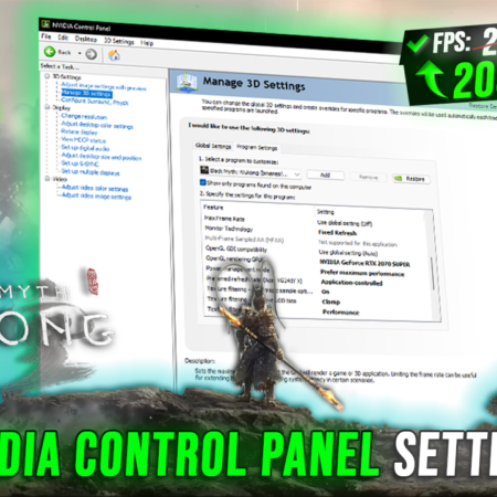 Black Myth: Wukong – Best NVIDIA CONTROL PANEL Settings for MAX FPS & Visibility 📈| Optimize GPU ✅