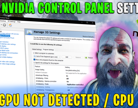 Best NVIDIA Settings for God of War Ragnarok – Fix GPU Detection & Black Screen Error!