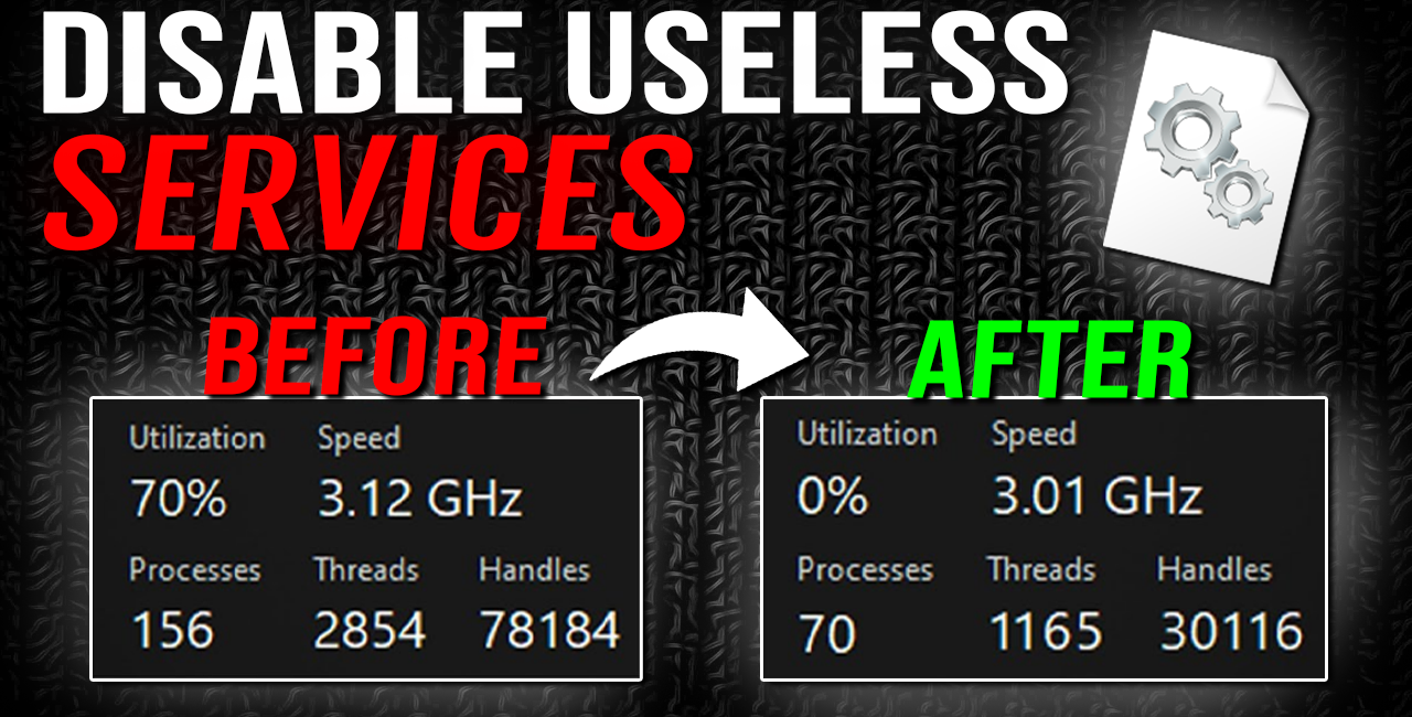 Disable UNWANTED PROCESSES on WINDOWS for BETTER GAMING 📈