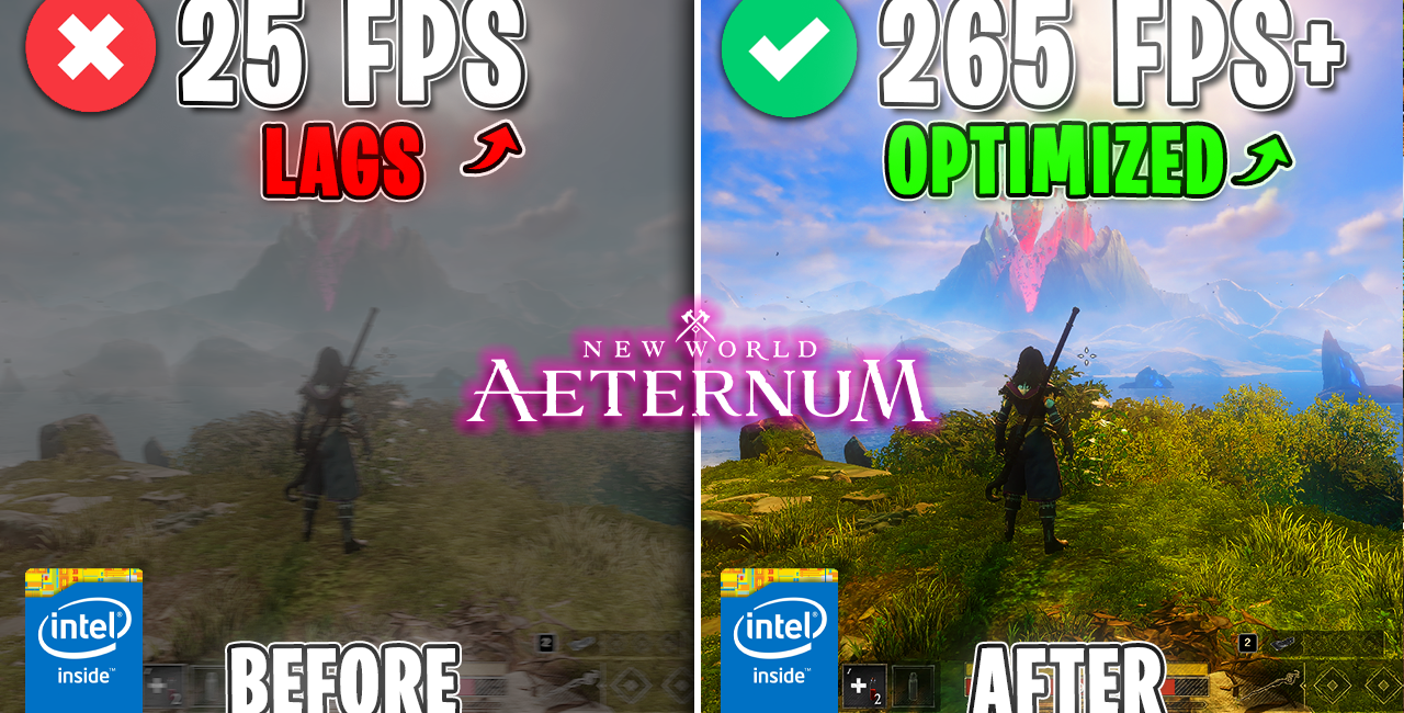 New World Aeternum – BEST SETTINGS for MAX FPS on ANY PC | Fix Lags & & Stutter 📈