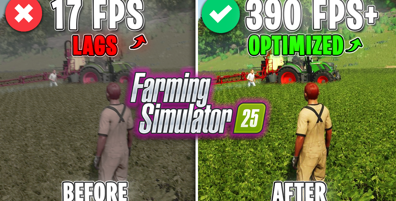 Farming Simulator 25 – Best Settings for FPS Boost, Fix Lags and Stutter on ANY PC✅