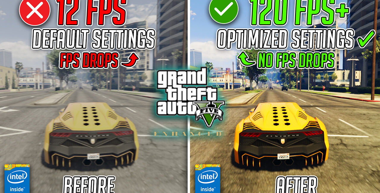 GTA V Enhanced: Best Settings for Low-End Laptops for MAX FPS & Performance ✅