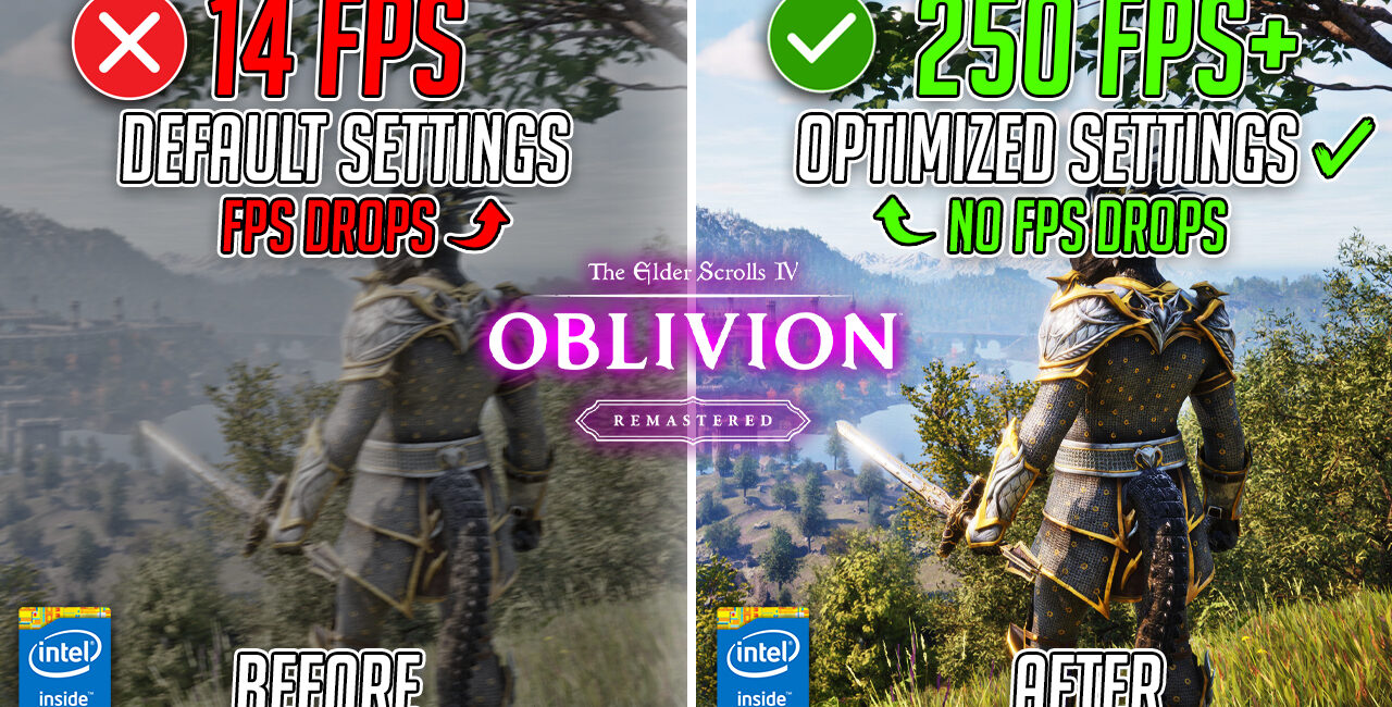 The Elder Scrolls IV: Oblivion Remastered – Best PC Settings to BOOST FPS & Visibility 📈