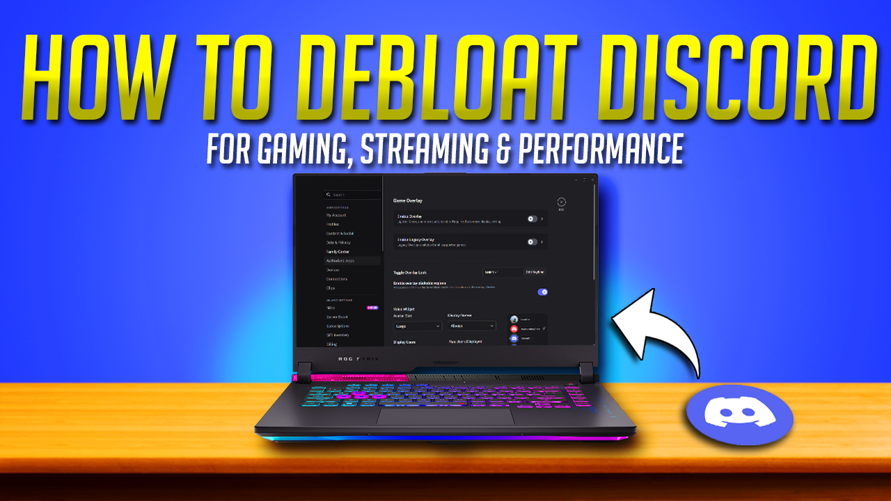 Debloat & Optimize Discord for Gaming & Streaming – Fix Lags, Stutters and Performance Issues⚙️