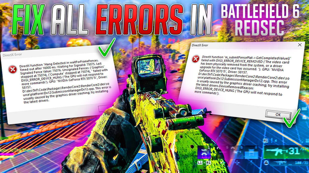 Battlefield 6: Redsec – Fix Crashing, DX12 Errors & All Major Issues 🔧 | Ultimate Fix Guide 2025