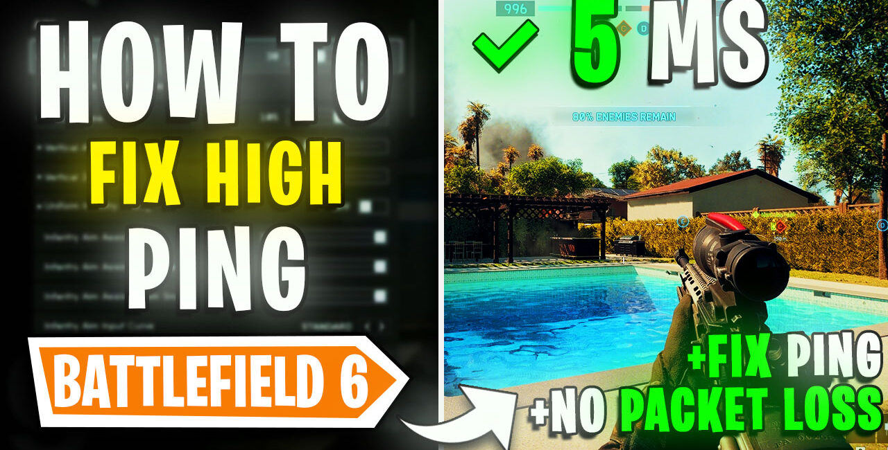 Battlefield 6 – Fix High Ping, Packet Loss & ALL Network Issues on ANY PC 📶