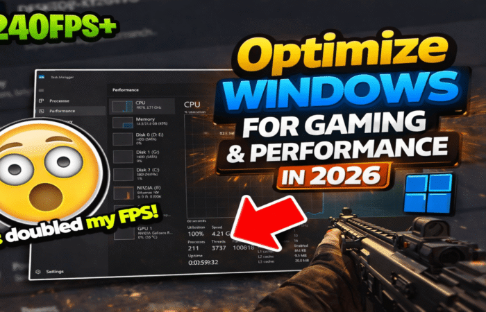 How to Optimize Windows 11 for Gaming & Performance in 2026📈