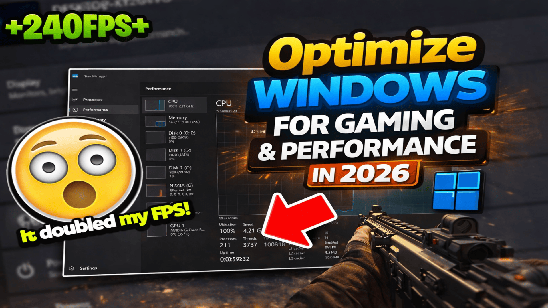 How to Optimize Windows 11 for Gaming & Performance in 2026📈