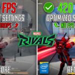 Marvel Rivals – Best Settings for MAX FPS in Season 6 on ANY PC📈
