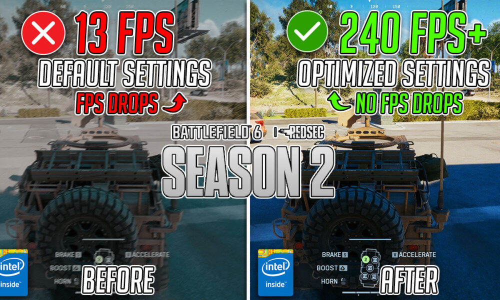 Battlefield 6 – BEST PC Settings to FIX FPS Drops, Lags & Stutters in Season 2📈