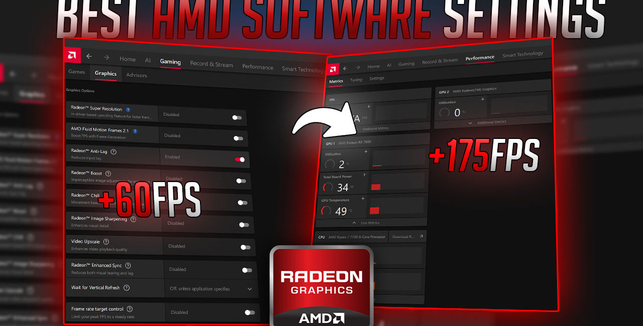 Best AMD Adrenalin Settings for MAX FPS & Low Latency in 2026🔧