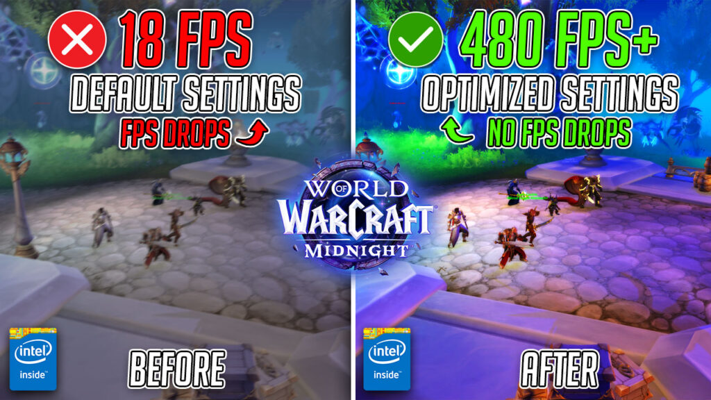 World of Warcraft: Midnight – BEST PC Settings to FIX FPS Drops, Lags, Stutter & Delay on ANY PC 📈