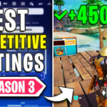 The BEST Competitive Settings in Fortnite Season 3! (FPS Boost & Zero Delay)