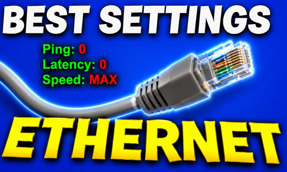 How to Optimize Ethernet for Gaming in 2026🚀| Reduce Ping, Packet Loss & Input Lag on ANY PC