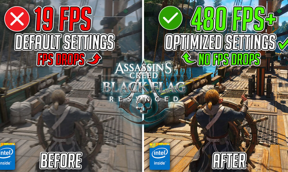 Assassin’s Creed: Black Flag Resynced – Best Settings for MAX FPS on ANY PC📈