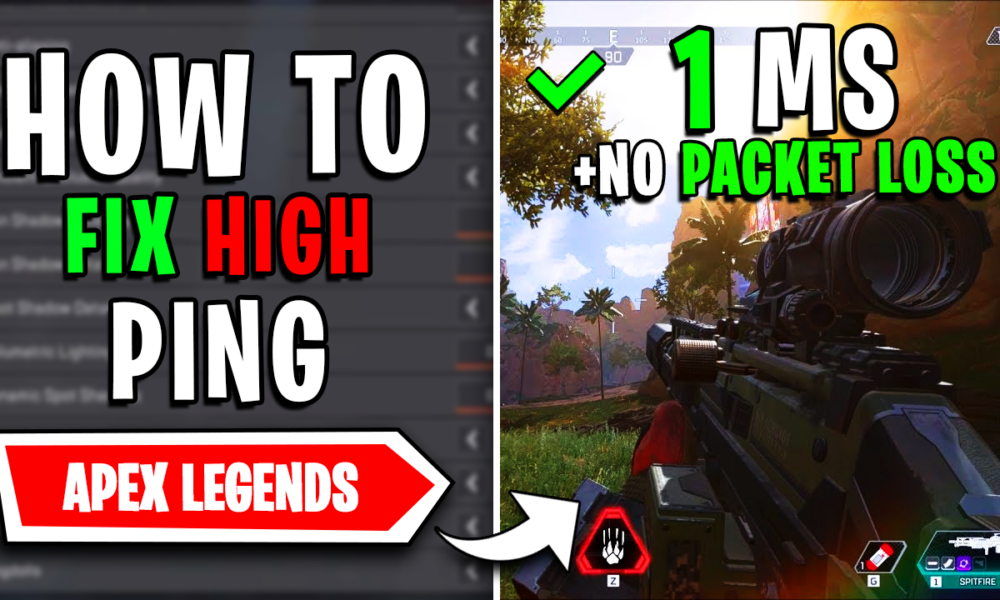 How to FIX High Ping, Packet Loss & Rubberbanding in Apex Legends on ANY PC📈