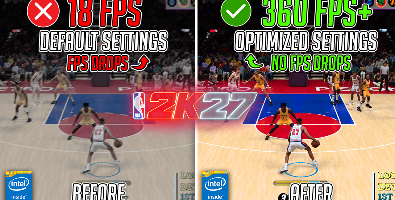 NBA 2K27 – Best PC Settings to Fix FPS Drops, Lags & Stutters on ANY PC 📈