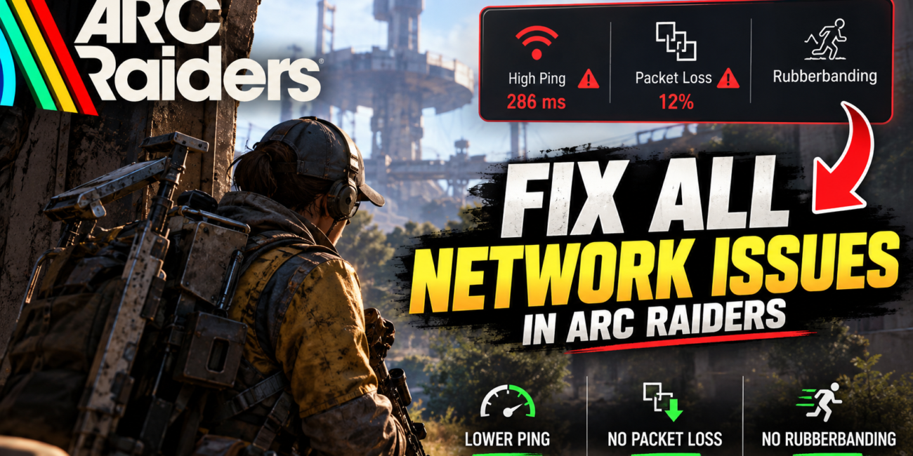 How to Easily Fix All Network Issues in Arc Raiders on ANY PC in 2026📈